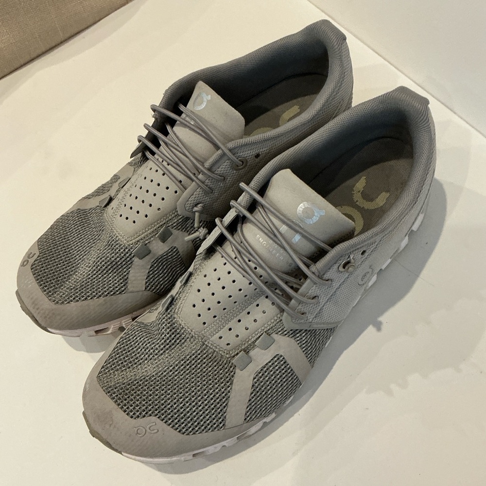 On Running Cloud Gray Athletic Shoes